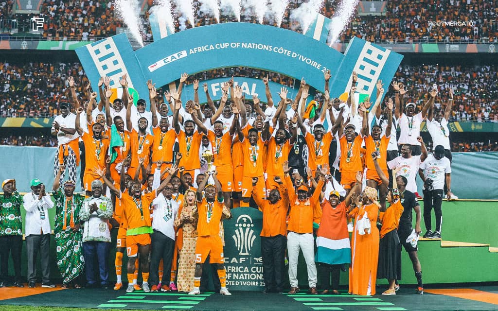 CAN 2024 La C Te D Ivoire Sacr E Championne D Afrique Pour La   Cote Divoire Vainqueur Can 2023 